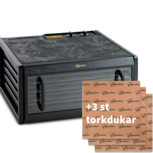 Excalibur 5-brickor, glasdörr + 3 torkdukar